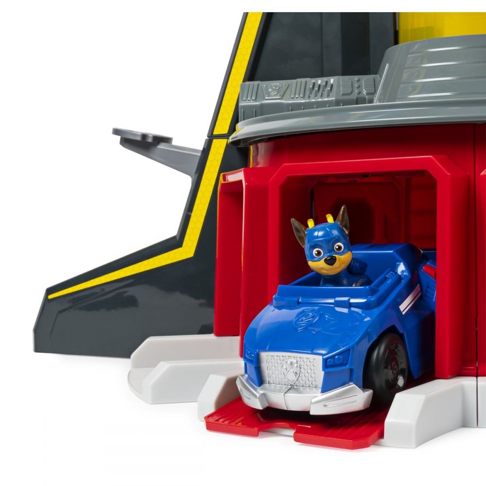 paw patrol mighty pups lookout tower cars