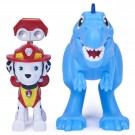 Paw Patrol Dino Rescue Marshall and Velociraptor - Figur, dinosaur og dinosaur-overraskelse thumbnail