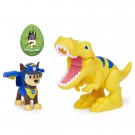 Paw Patrol Dino Rescue Chase and Tyrannosaurus Rex - Figur, dinosaur og dinosaur-overraskelse thumbnail