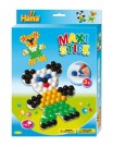 Hama Maxi Stick - stiftperler og bamse-perlebrett - 140 stiftperler thumbnail