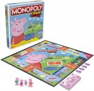 Hasbro Monopol Junior Peppa Gris versjon - brettspill for barn thumbnail