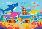 Ravensburger Puslespill - Baby Shark & Familie 2x24 brikker thumbnail