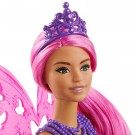Barbie Dreamtopia Fairy Doll - rosa med lilla tiara thumbnail