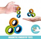 Fidget Toy Magnetiske Ringer 3 stk. assorterte farger thumbnail