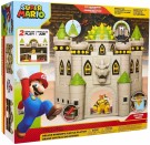 Super Mario Deluxe Bowsers Castle - Lekesett med slott, eksklusiv Bowser-figur og lydfunksjoner thumbnail