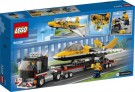 LEGO City Great Vehicles 60289 Semitrailer med oppvisningsfly thumbnail