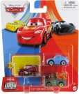 Disney Cars Mini Racers die cast 3 pk - minibiler i metall - Radiator Springs Lynet McQueen, Bill og Sally thumbnail