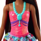 Barbie Dreamtopia Prinsesse - mørkt hår og juvelskjørt thumbnail