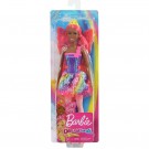 Barbie Dreamtopia Fairy Doll - mørk rosa med gul tiara thumbnail