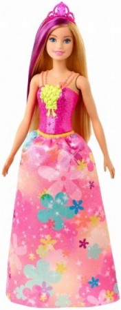 Barbie Dreamtopia Prinsesse - blondt hår og blomsterskjørt