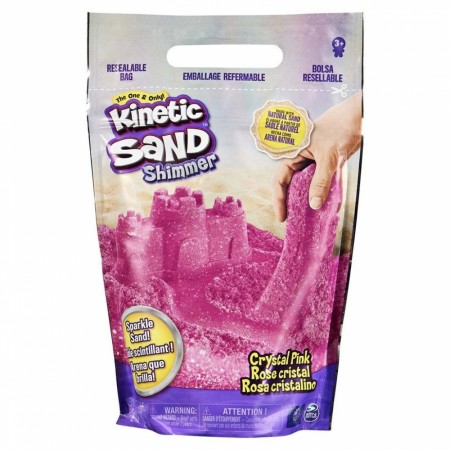 Kinetic Sand - Glitter Sand Bag - Rosa
