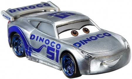 Disney Cars Die Cast Metallbiler - Dinoco Cruz Ramíres - Sølv 