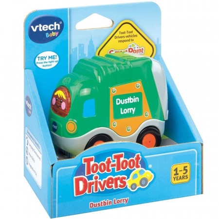 Vtech Toot Toot Driver Dustbin - Søppelbil med Lys og Lyd