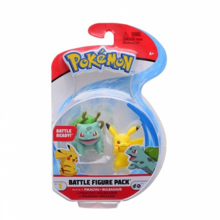 Pokemon Battle Figure 2 pack - Bulbasaur og Pikachu