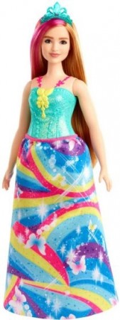 Barbie Dreamtopia Prinsesse - blondt hår og regnbueskjørt