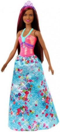 Barbie Dreamtopia Prinsesse - mørkt hår og juvelskjørt