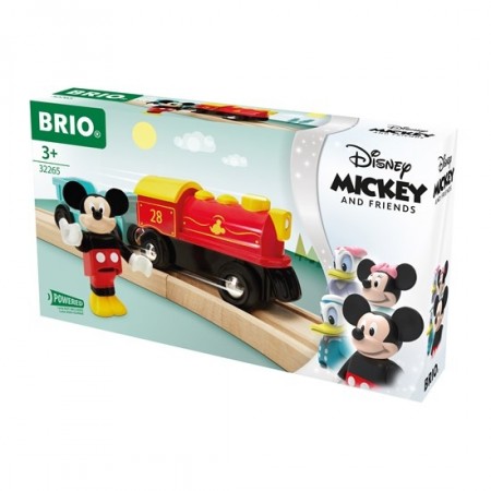 BRIO Disney Mikke Mus batteritog med vogn og figur - 32265