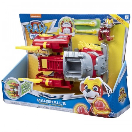 Paw Patrol Mighty Pups Power Changing Vehicle - Marshall