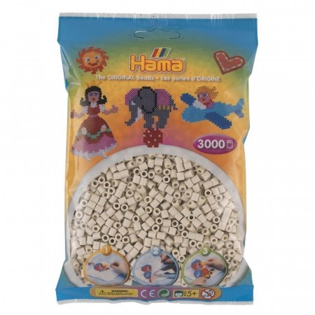 Hama Midi perler offwhite - 3000 perler