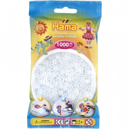 Hama Midi perler blank - 1000 perler