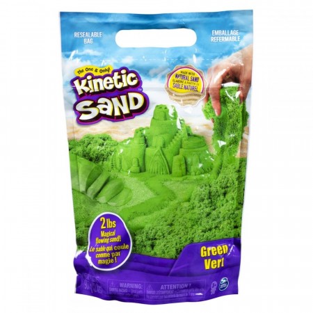 Kinetic Sand - Colour Bag - Grønn