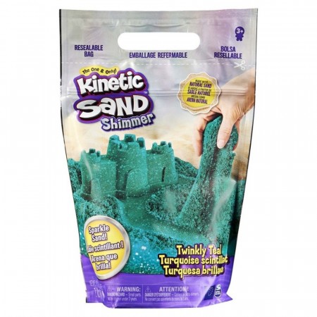 Kinetic Sand - Glitter Sand Bag - Teal