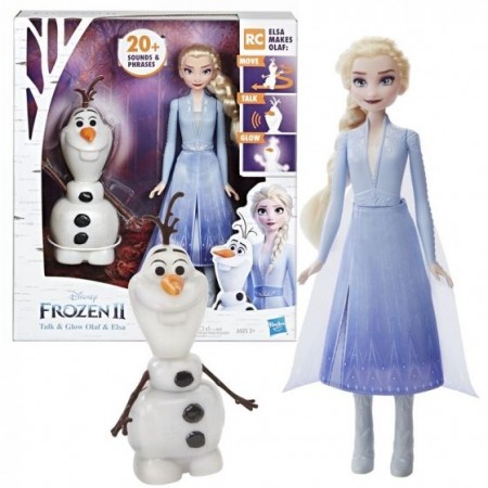 Disney Frozen 2 Talk And Glow Olaf & Elsa 