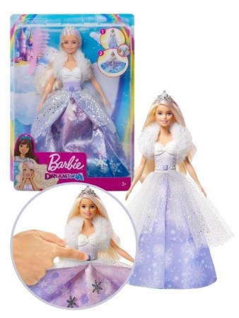 Barbie Dreamtopia Dukke - Vinter Prinsesse