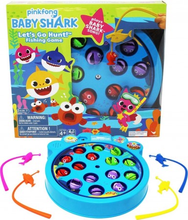 Baby Shark Fishing Game - Elektronisk fiskespill med musikk 