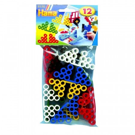 Hama Maxi Perleføtter 10 pk - assorterte farger