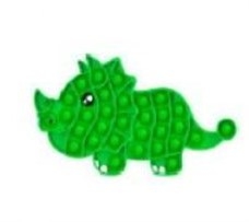 Fidget Toy Pop n Play - Silikon Sansematte - Dinosaur