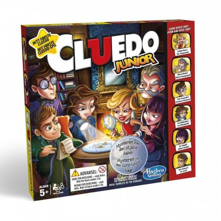Hasbro Cluedo Junior Klassisk versjon - Mysteriespill for barn