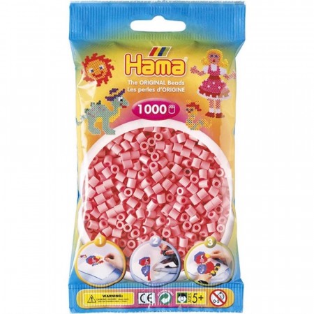 Hama Midi perler rosa - 1000 perler