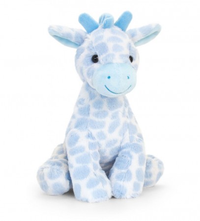 Keel Toys - Giraff Kosebamse Blå - 26 cm