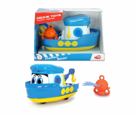 Dickie Toys Happy Båt - badeleke med blekksprut 