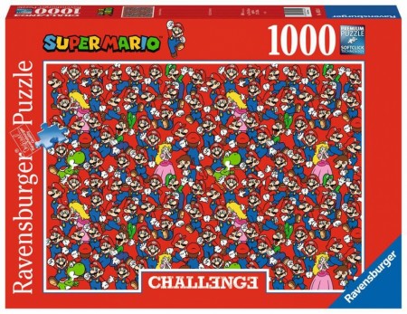 Ravensburger Puslespill  - Super Mario Utfordring 1000 brikker