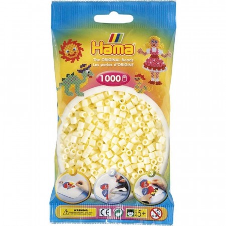Hama Midi perler kremfarget - 1000 perler