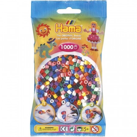 Hama Midi perler flerfarget Mix 00 - 1000 perler