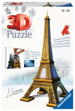 Ravensburger 3D-Puslespill - Eiffeltårnet 216 brikker